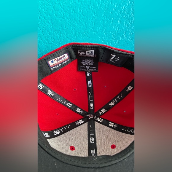 Los Angeles Angels Baseball Flat-bill Lids Hat ~ Size 7 1/4 - Picture 9 of 9